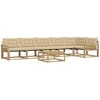 Lauko sofos komplektas 7 pcs Balta ir kreminė 79 x 79 x 37 cm