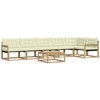 Lauko sofos komplektas 7 pcs Balta ir kreminė 79 x 79 x 37 cm