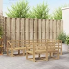 Lauko sofos komplektas 7 pcs Balta Kietos akacijos mediena