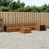 Lauko sofos komplektas 7 pcs Natūrali 79 x 79 x 37 cm