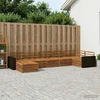 Lauko sofos komplektas 7 pcs Natūrali
