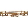 Lauko sofos komplektas 7 pcs Natūrali Kietos akacijos mediena