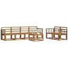 Lauko sofos komplektas 7 pcs Natūrali