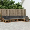 Lauko sofos komplektas 7 vnt. Natūralus ir antracitas