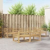Lauko sofos komplektas 8 pcs Balta 325 x 166,5 x 73 cm