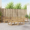 Lauko sofos komplektas 8 pcs Balta 327 x 168,5 x 73 cm
