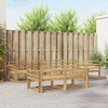 Lauko sofos komplektas 8 pcs Balta 329 x 170,5 x 73 cm