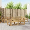 Lauko sofos komplektas 8 pcs Balta 331 x 172,5 x 73 cm