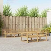 Lauko sofos komplektas 8 pcs Balta 406 x 168,5 x 73 cm