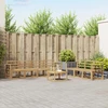 Lauko sofos komplektas 8 pcs Balta 59 x 59 x 37 cm
