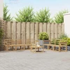 Lauko sofos komplektas 8 pcs Balta 59 x 59 x 37 cm