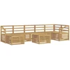 Lauko sofos komplektas 8 pcs Balta 59 x 59 x 37 cm