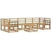 Lauko sofos komplektas 8 pcs Balta 59 x 59 x 37 cm