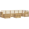 Lauko sofos komplektas 8 pcs Balta 59 x 59 x 37 cm