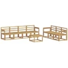 Lauko sofos komplektas 8 pcs Balta 59 x 59 x 37 cm