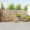 Lauko sofos komplektas 8 pcs Balta 59 x 59 x 37 cm