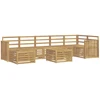 Lauko sofos komplektas 8 pcs Balta 59 x 59 x 37 cm