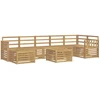 Lauko sofos komplektas 8 pcs Balta 59 x 59 x 37 cm
