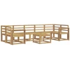 Lauko sofos komplektas 8 pcs Balta 59 x 59 x 37 cm