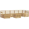 Lauko sofos komplektas 8 pcs Balta 59 x 59 x 37 cm