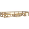 Lauko sofos komplektas 8 pcs Balta