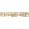 Lauko sofos komplektas 8 pcs Balta