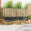 Lauko sofos komplektas 8 pcs Balta ir antracito 59 x 59 x 37 cm