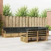 Lauko sofos komplektas 8 pcs Balta ir antracito