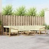 Lauko sofos komplektas 8 pcs Balta ir kreminė 79 x 79 x 37 cm
