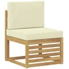 Lauko sofos komplektas 8 pcs Balta ir kreminė 59 x 59 x 37 cm