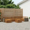 Lauko sofos komplektas 8 pcs Natūrali