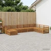 Lauko sofos komplektas 8 vnt. Natūrali Kietos akacijos mediena