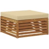 Lauko sofos komplektas 8 vnt. Natūralus ir bežinis
