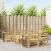 Lauko sofos komplektas 9 pcs Balta 59 x 59 x 37 cm