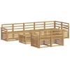Lauko sofos komplektas 9 pcs Balta 59 x 59 x 37 cm