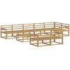 Lauko sofos komplektas 9 pcs Balta 79 x 79 x 37 cm