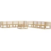 Lauko sofos komplektas 9 pcs Balta 79 x 79 x 37 cm