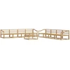 Lauko sofos komplektas 9 pcs Balta 79 x 79 x 37 cm