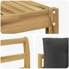 Lauko sofos komplektas 9 pcs Balta ir antracito 79 x 79 x 37 cm