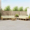 Lauko sofos komplektas 9 pcs Balta ir kreminė 79 x 79 x 37 cm