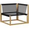 Lauko sofos komplektas 9 pcs Balta ir šviesiai pilka
