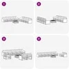 Lauko sofos komplektas 9 pcs Natūrali ir šviesiai pilka