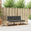 Lauko sofos komplektas Balta 230,5 x 83 x 73 cm Poliesteris