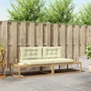 Lauko sofos komplektas Balta 230,5 x 83 x 73 cm Poliesteris