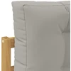 Lauko sofos komplektas Balta 277,5 x 198,5 x 73 cm Poliesteris