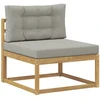 Lauko sofos komplektas Balta 79 x 79 x 37 cm Poliesteris