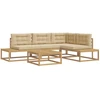 Lauko sofos komplektas Balta 79 x 79 x 37 cm Poliesteris