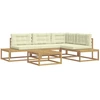 Lauko sofos komplektas Balta 79 x 79 x 37 cm Poliesteris