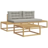 Lauko sofos komplektas Balta 79 x 79 x 37 cm Poliesteris