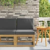 Lauko sofos komplektas Balta ir antracito 59 x 63 x 73 cm